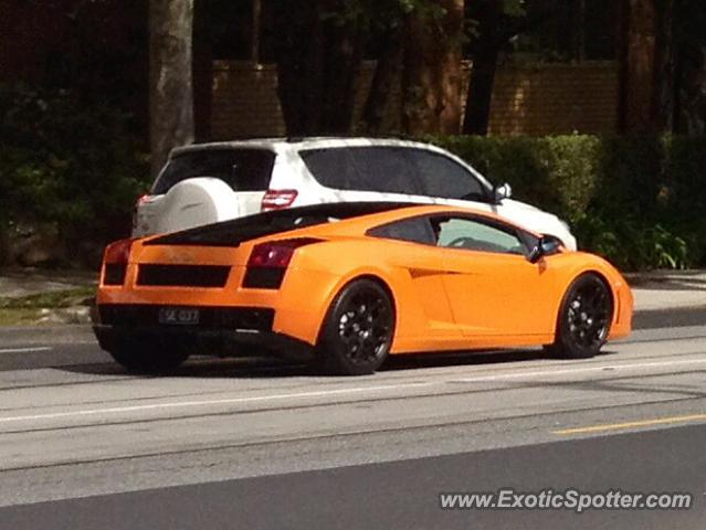 Lamborghini Gallardo spotted in Melbourne, Australia