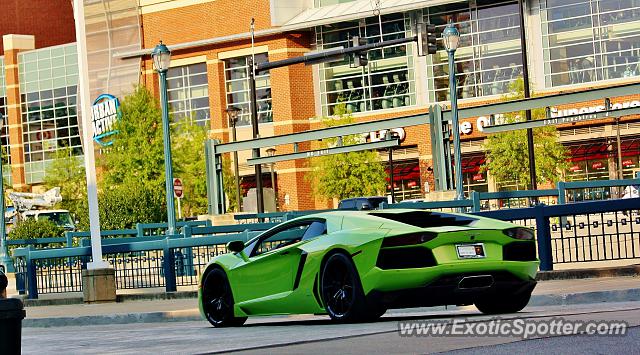 Lamborghini Aventador spotted in Atlanta, Georgia