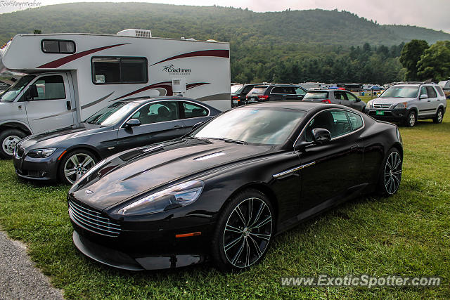 Aston Martin DB9 spotted in Lakeville, Connecticut