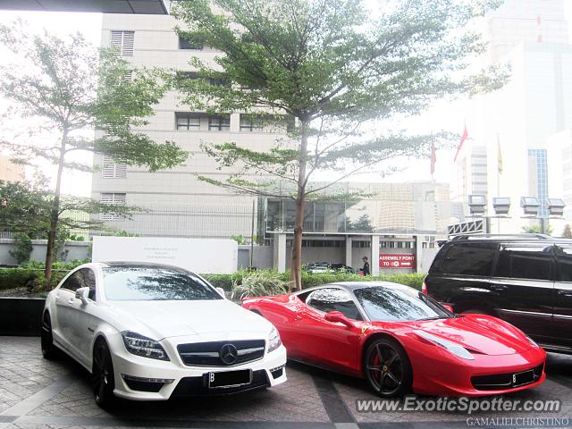 Ferrari 458 Italia spotted in Jakarta, Indonesia