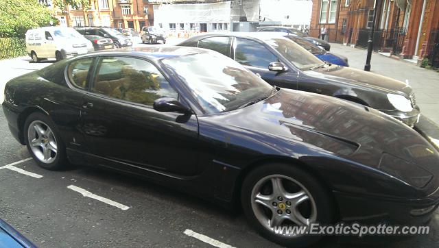 Ferrari 456 spotted in London, United Kingdom