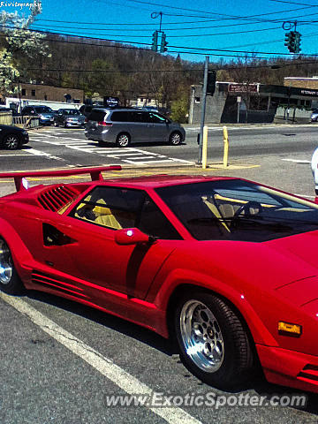 Lamborghini Countach spotted in Bedford, New York