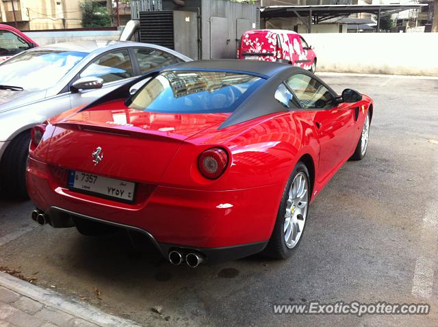 Ferrari 599GTB spotted in Beirut, Lebanon