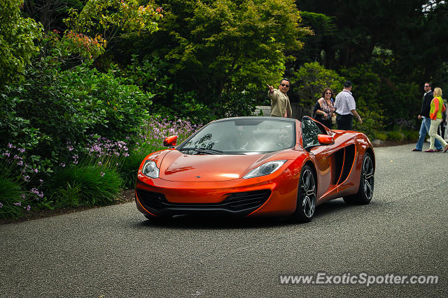 Mclaren MP4-12C spotted in Pebble Beach, California