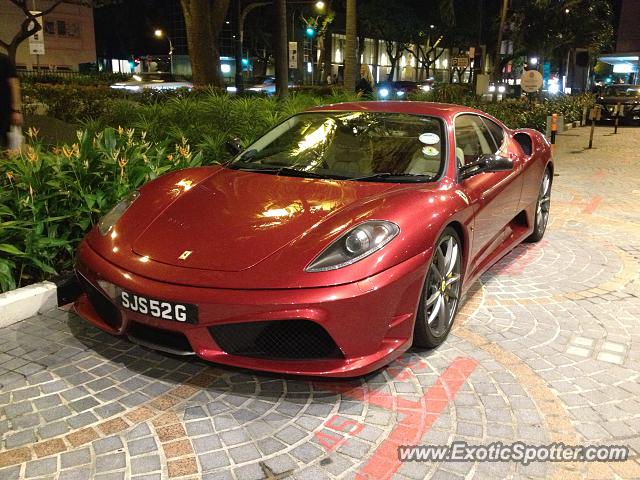 Ferrari F430 spotted in City, Singapore