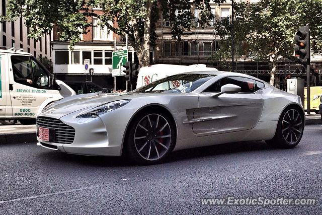 Aston Martin One-77 spotted in London, United Kingdom