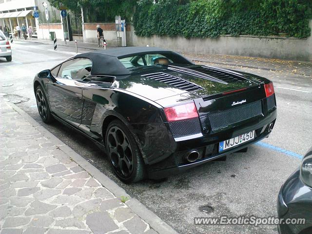 Lamborghini Gallardo spotted in Pordenone, Italy