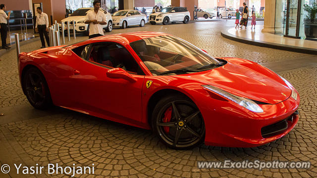 Ferrari 458 Italia spotted in Dubai, United Arab Emirates