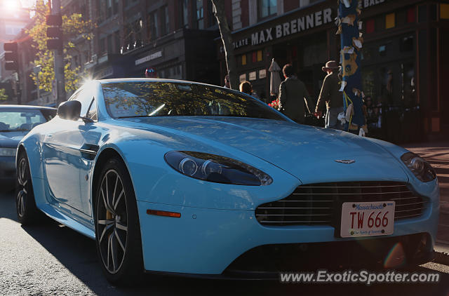 Aston Martin Vantage spotted in Boston, Massachusetts