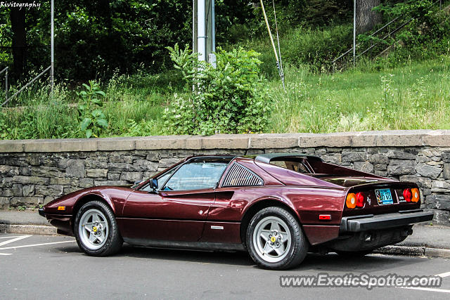 Ferrari 308 spotted in Greenwich, Connecticut