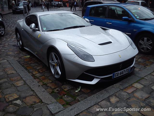 Ferrari F12 spotted in Honfleur, France