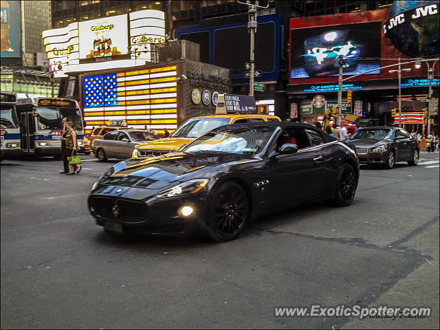 Maserati GranCabrio spotted in New York, New York