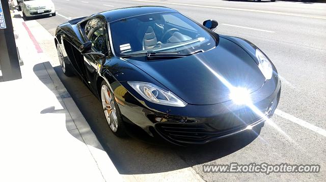 Mclaren MP4-12C spotted in Pasadena, California