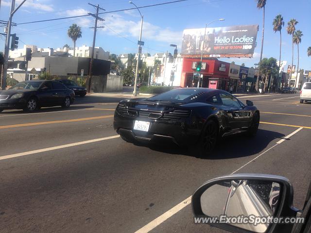 Mclaren MP4-12C spotted in Los Angeles, California