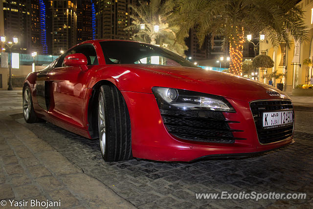 Audi R8 spotted in Dubai, United Arab Emirates