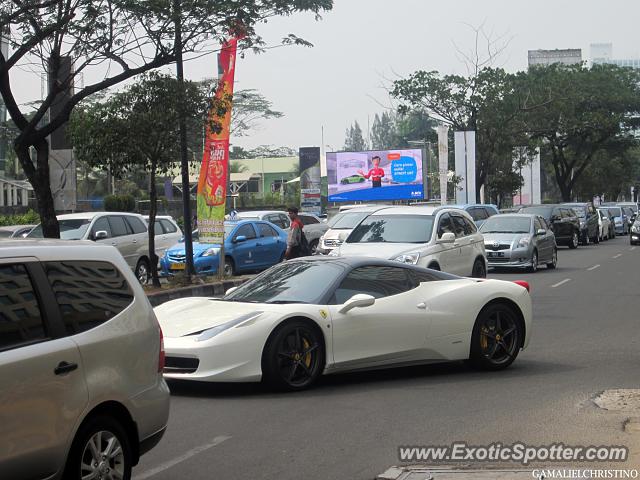 Ferrari 458 Italia spotted in Jakarta, Indonesia