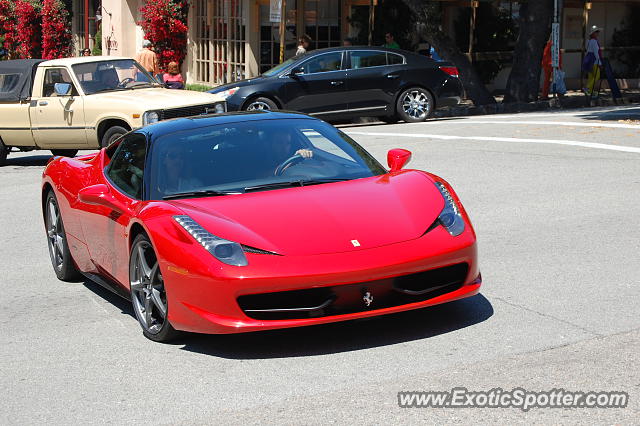 Ferrari 458 Italia spotted in Carmel, California