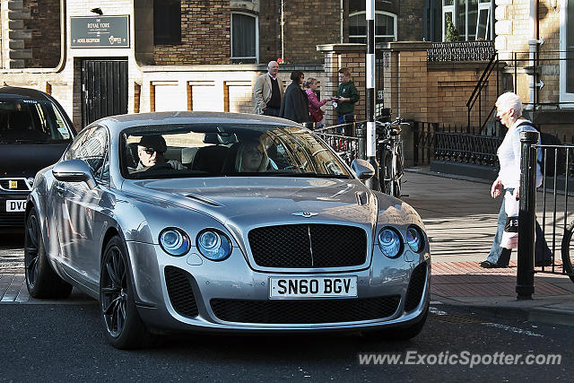 Bentley Continental spotted in York, United Kingdom