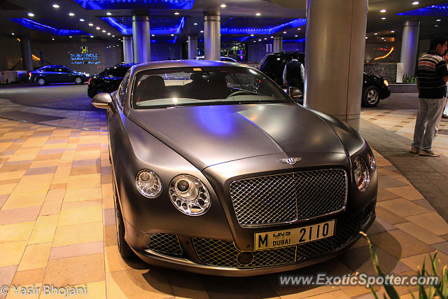 Bentley Continental spotted in Dubai, United Arab Emirates