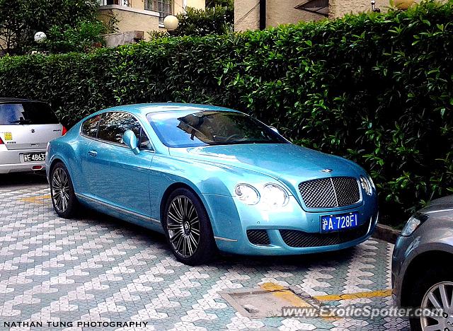 Bentley Continental spotted in Shanghai, China