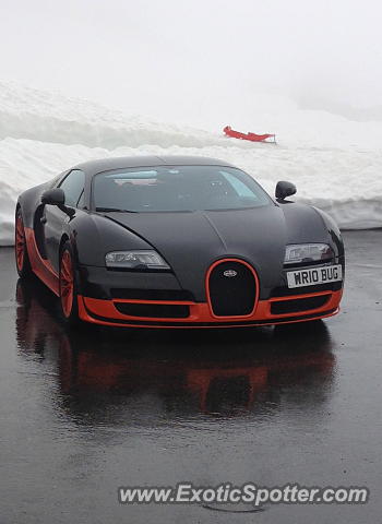 Bugatti Veyron spotted in Susten Pass, Switzerland