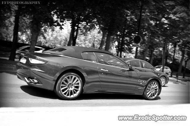 Maserati GranCabrio spotted in Paris, France