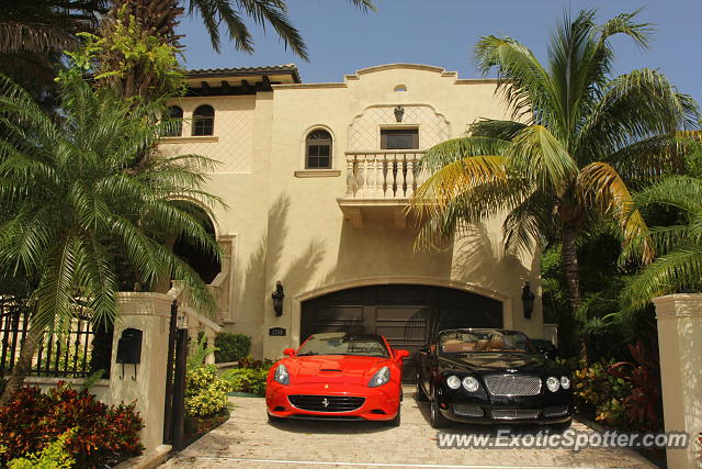 Ferrari California spotted in Fort lauderdale, Florida