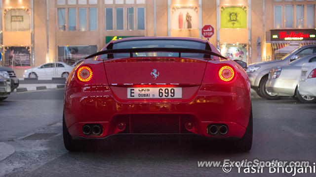 Ferrari 599GTB spotted in Dubai, United Arab Emirates