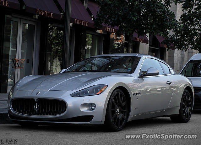 Maserati GranTurismo spotted in Boston, Massachusetts