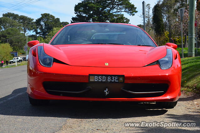 Ferrari 458 Italia spotted in Berrima, NSW, Australia