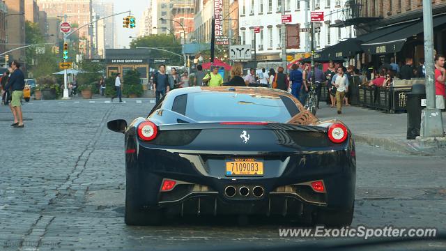 Ferrari 458 Italia spotted in Manhattan, New York