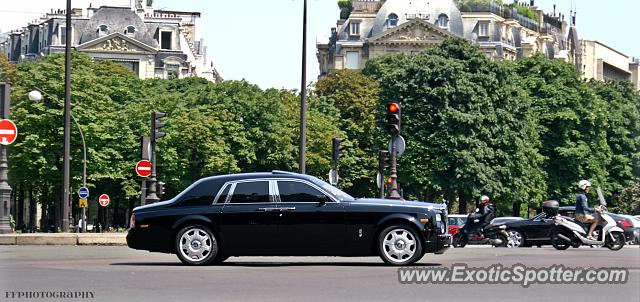 Rolls Royce Phantom spotted in Paris, France