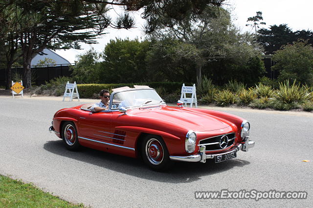 Mercedes 300SL spotted in Pebble Beach, California