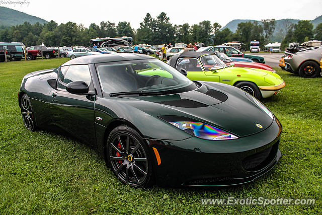 Lotus Evora spotted in Lakeville, Connecticut
