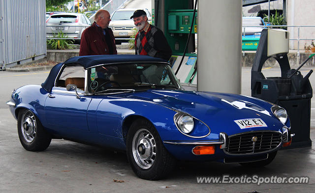 Jaguar E-Type spotted in Blenheim, New Zealand