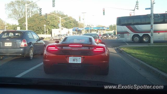 Mclaren MP4-12C spotted in Fredericton, NB, Canada