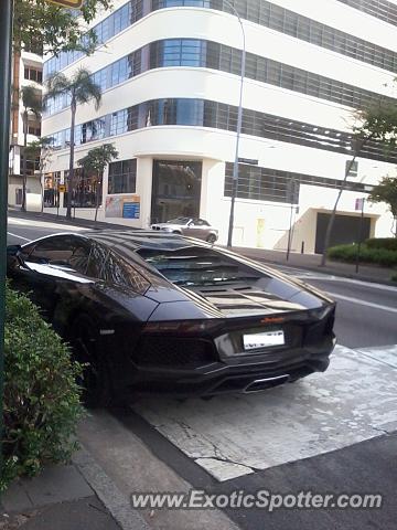 Lamborghini Aventador spotted in Sydney, Australia