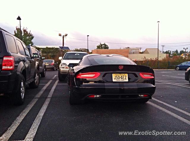 Dodge Viper spotted in Woodcliff lake, New Jersey