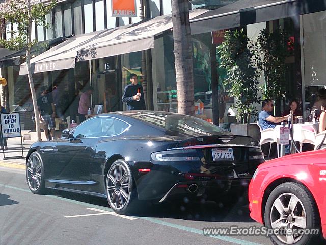 Aston Martin DBS spotted in Pasadena, California