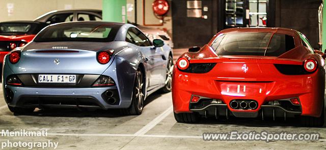 Ferrari 458 Italia spotted in Cape Town, South Africa