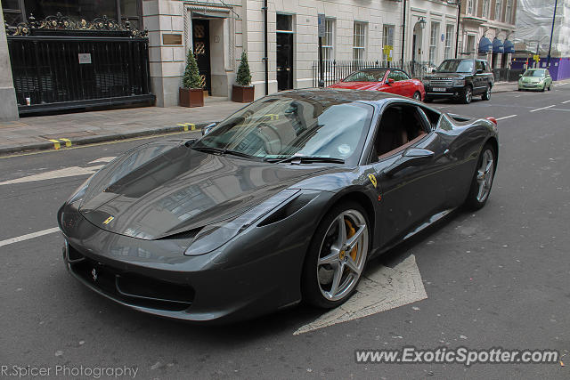 Ferrari 458 Italia spotted in London, United Kingdom