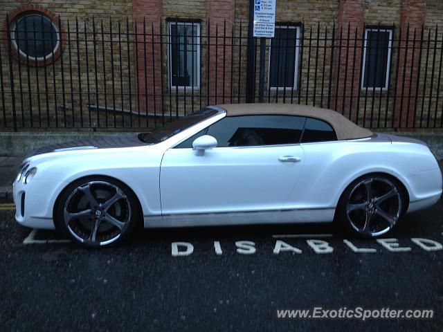 Bentley Continental spotted in London, United Kingdom