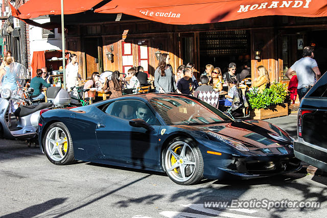 Ferrari 458 Italia spotted in New York, New York