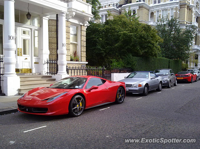 Ferrari 458 Italia spotted in London, United Kingdom