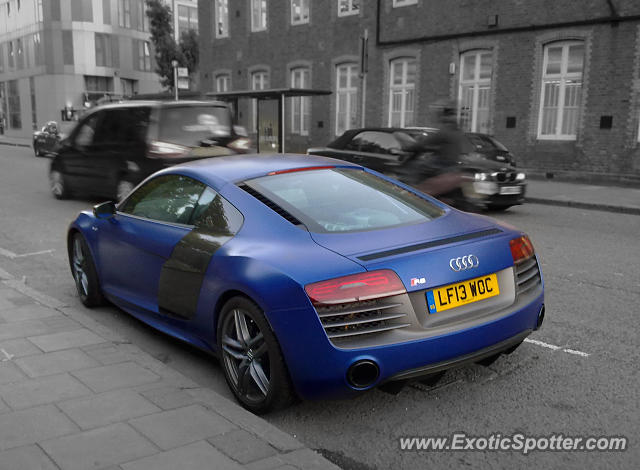 Audi R8 spotted in London, United Kingdom