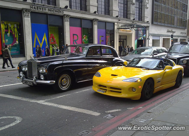 Dodge Viper spotted in London, United Kingdom