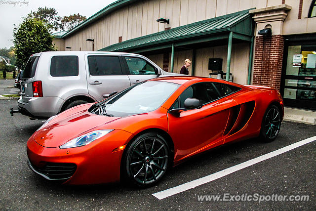 Mclaren MP4-12C spotted in New Canaan, Connecticut