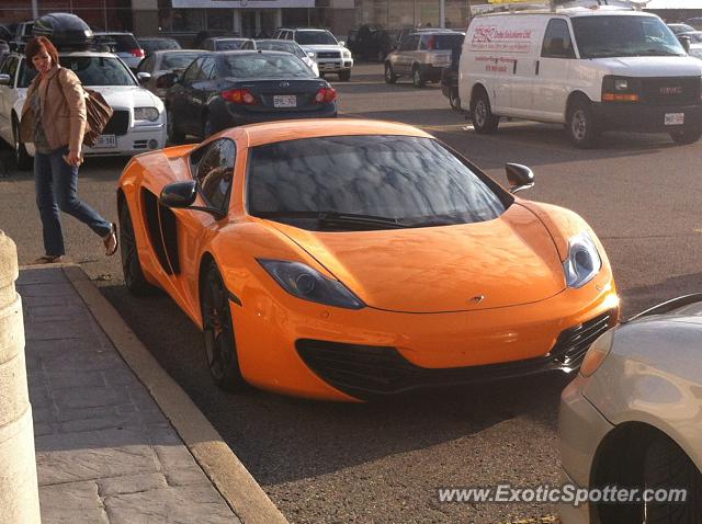 Mclaren MP4-12C spotted in Kitchener, Ont, Canada