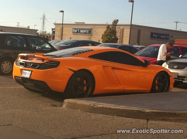 Mclaren MP4-12C spotted in Kitchener, Ont, Canada