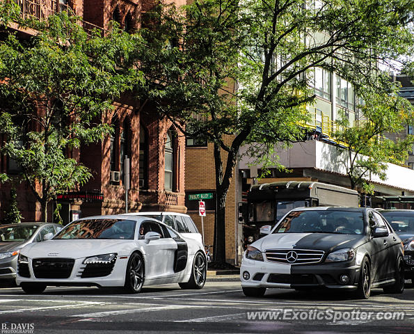 Audi R8 spotted in Boston, Massachusetts